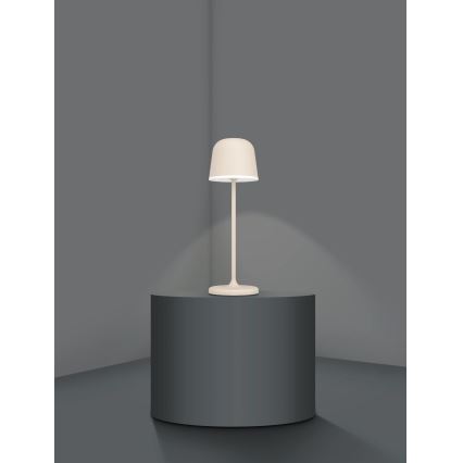 Eglo - LED Dimmerabile per esterni ricaricabile lampada LED/2,2W/5V 1800 mAh beige IP54
