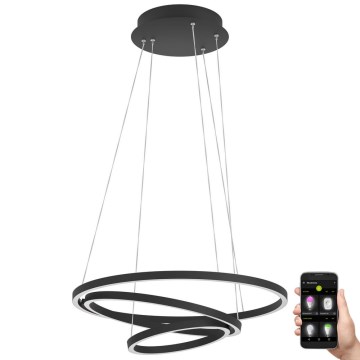 Eglo 900479 - Lampadario LED dimmerabile su filo LOBINERO-Z LED/43,2W/230V nero