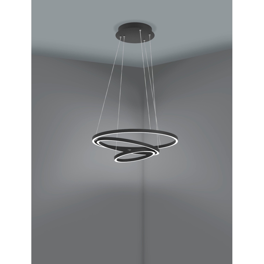 Eglo 900479 - Lampadario LED dimmerabile su filo LOBINERO-Z LED/43,2W/230V nero