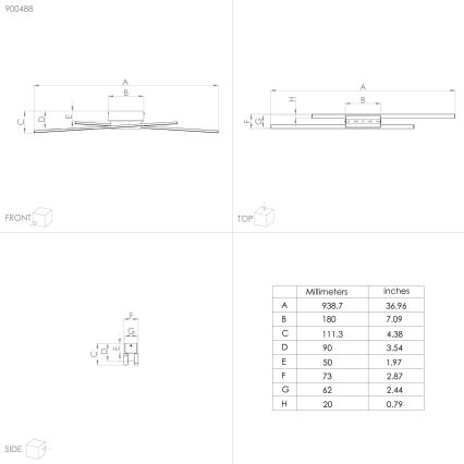 Eglo - Plafoniera LED dimmerabile 2xLED/13W/230V