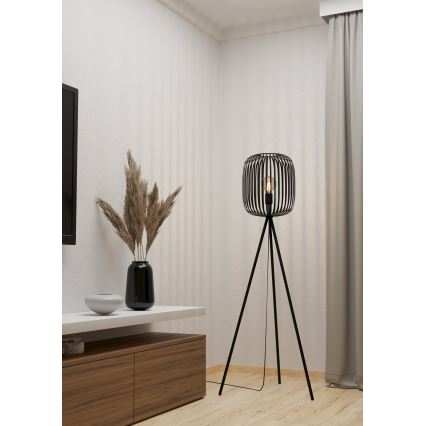 Eglo - Lampada da terra 1xE27/40W/230V nero