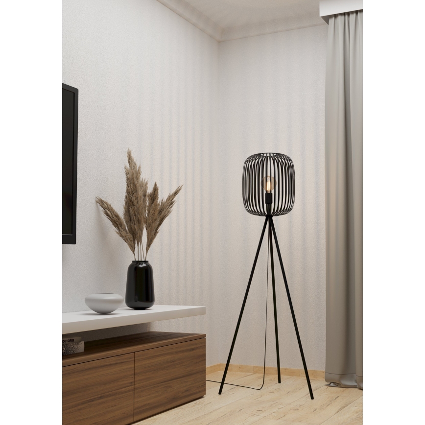 Eglo - Lampada da terra 1xE27/40W/230V nero