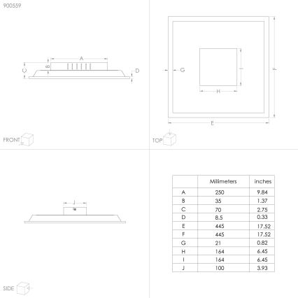 Eglo - Plafoniera LED LED/28W/230V