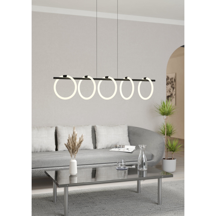 Eglo - Lampadario LED a sospensione con filo 5xLED/7W/230V