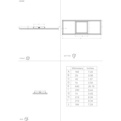 Eglo - Plafoniera LED RGBW Dimmerabile LED/21W/230V
