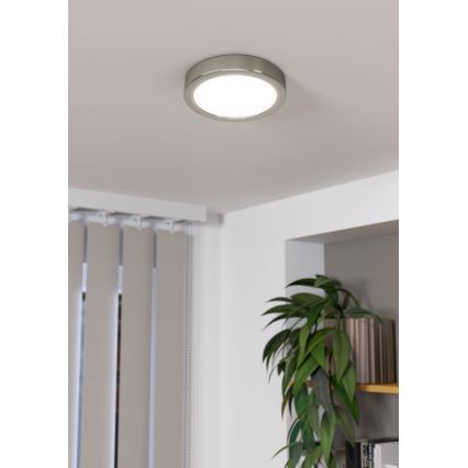 Eglo - Plafoniera LED dimmerabile LED/11W/230V cromo opaco