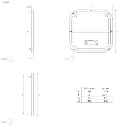 Eglo - Plafoniera LED dimmerabile LED/21W/230V + telecomando