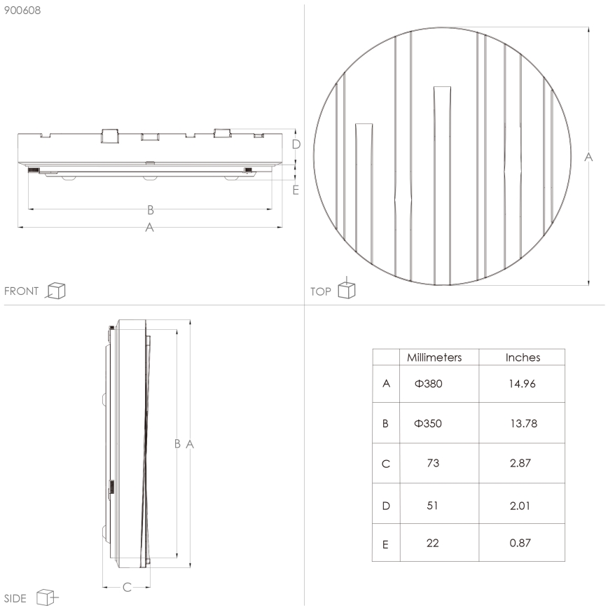 Eglo - Plafoniera LED LED/19,5W/230V diametro 38 cm