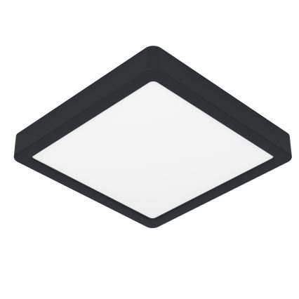 Eglo - Plafoniera da bagno a LED/17W/230V IP44 nera 21x21 cm