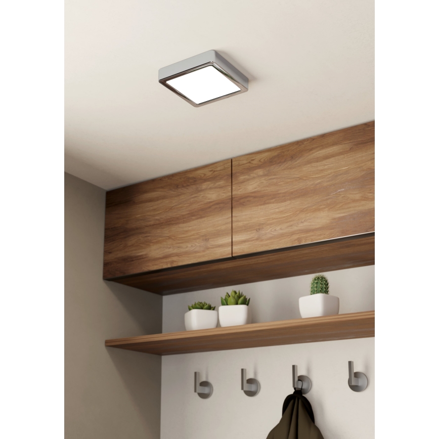 Eglo - Plafoniera LED da bagno LED/11W/230V IP44 cromo lucido