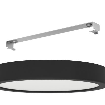 Eglo - Plafoniera da soffitto per bagno LED/17W/230V nero IP44 Ø 21 cm