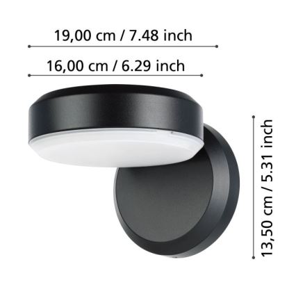 Eglo - Applique a LED da esterno LED/10,8/230V IP54