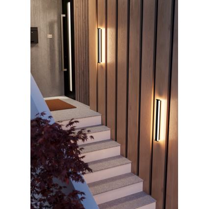 Eglo - Applique a LED da esterno 2xLED/7W/230V 3000K IP55 nero
