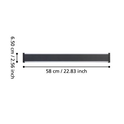 Eglo - Applique a LED da esterno 2xLED/7W/230V 3000K IP55 nero