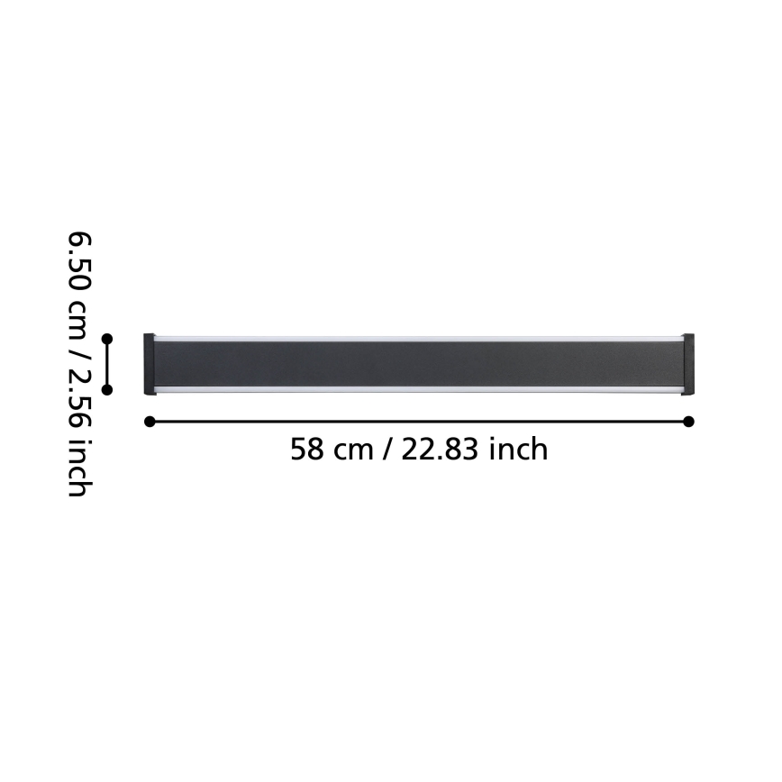 Eglo - Applique a LED da esterno 2xLED/7W/230V 3000K IP55 nero