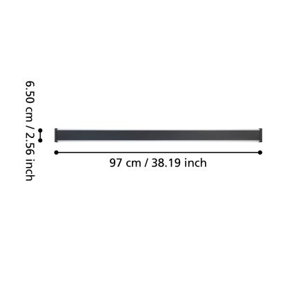 Eglo - Applique a LED da esterno 2xLED/11W/230V 3000K IP55