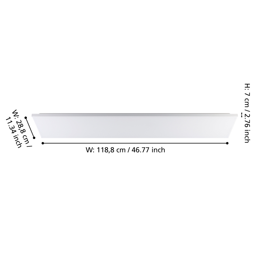 Eglo - Plafoniera LED LED/32W/230V