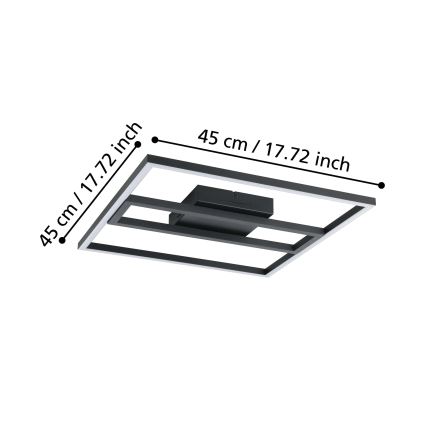 Eglo - Plafoniera LED RGBW dimmerabile LED/21W/230V