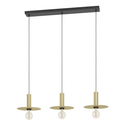 Eglo - Lampadario a sospensione con filo 3xE27/40W/230V