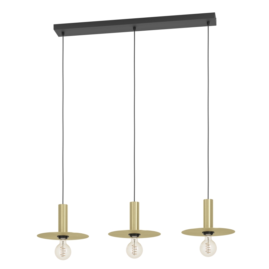 Eglo - Lampadario a sospensione con filo 3xE27/40W/230V