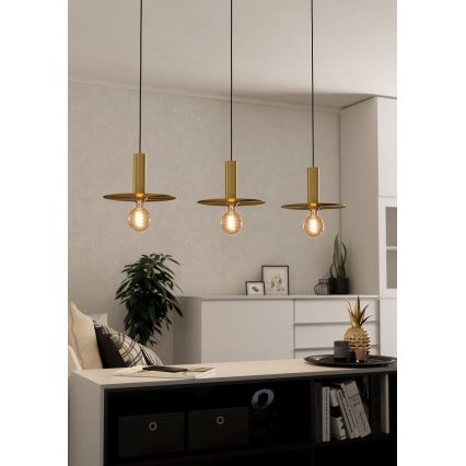 Eglo - Lampadario a sospensione con filo 3xE27/40W/230V