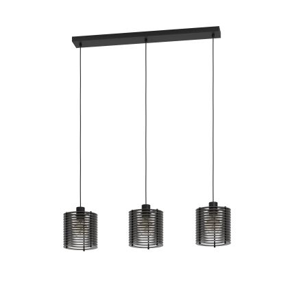 Eglo - Lampadario a sospensione con filo 3xE27/40W/230V