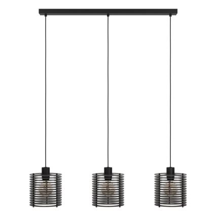 Eglo - Lampadario a sospensione con filo 3xE27/40W/230V