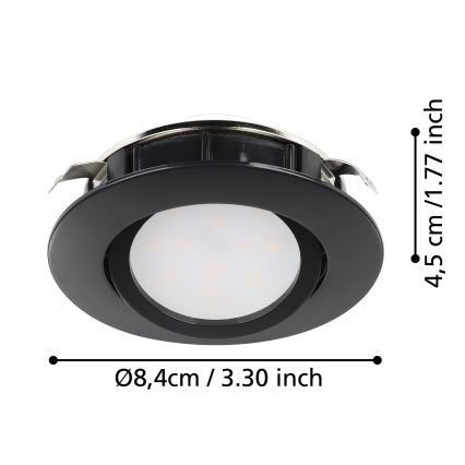 Eglo - Lampada da incasso LED dimmerabile/5,5W/230V