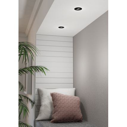 Eglo - SET 3x Luce LED da incasso PENETO 1xGU10/4,6W/230V