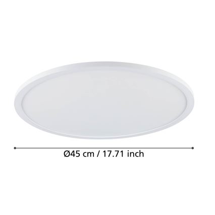 Eglo - Plafoniera LED dimmerabile LED/33,5W/230V diametro 45 cm bianco