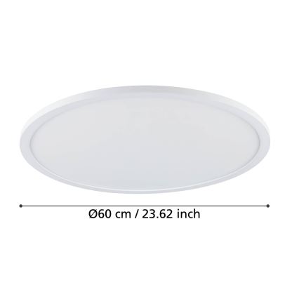 Eglo - Plafoniera LED dimmerabile LED/41W/230V diametro 60 cm bianco