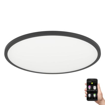 Eglo - Plafoniera LED dimmerabile LED/33,5W/230V diametro 45 cm nero