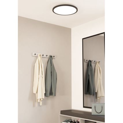 Eglo - Plafoniera LED dimmerabile LED/33,5W/230V diametro 45 cm nero