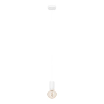 Eglo - Lampadario a sospensione con filo 1xE27/40W/230V bianco