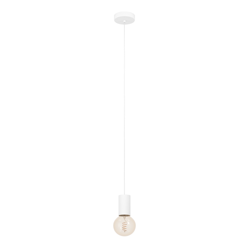 Eglo - Lampadario a sospensione con filo 1xE27/40W/230V bianco