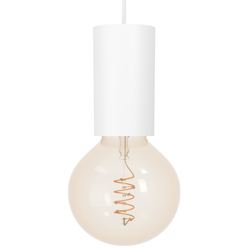 Eglo - Lampadario a sospensione con filo 1xE27/40W/230V bianco