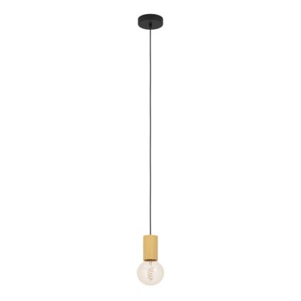 Eglo - Lampadario a sospensione con filo 1xE27/40W/230V marrone