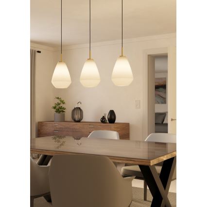 Eglo - Lampadario a sospensione con filo 3xE27/40W/230V