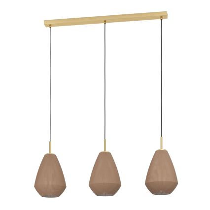 Eglo - Lampadario a sospensione con filo 3xE27/40W/230V