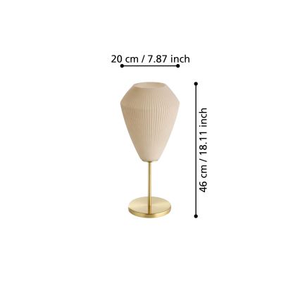 Eglo - Lampada da tavolo 1xE27/40W/230V