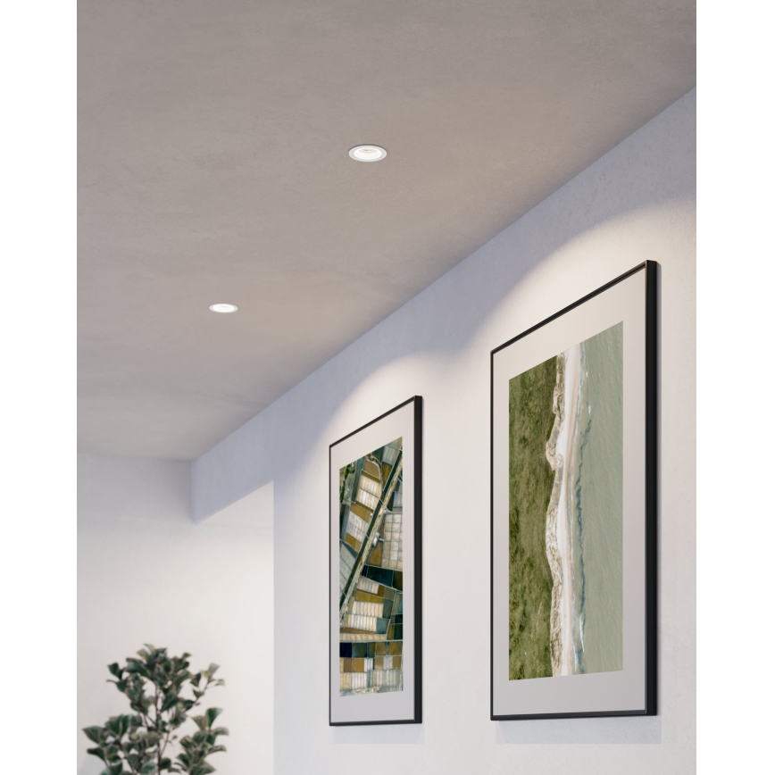 Eglo - Lampada da incasso 1xGU10/35W/230V bianco