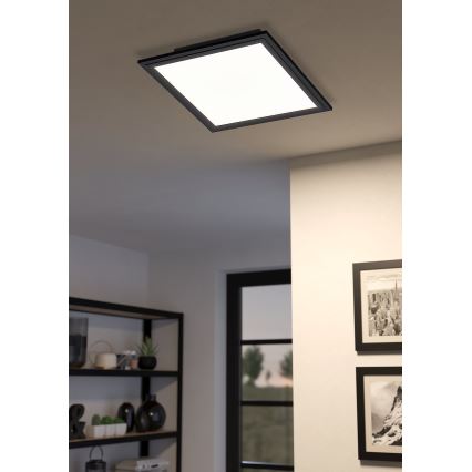 Eglo - Plafoniera LED LED/14W/230V 30x30 cm nero