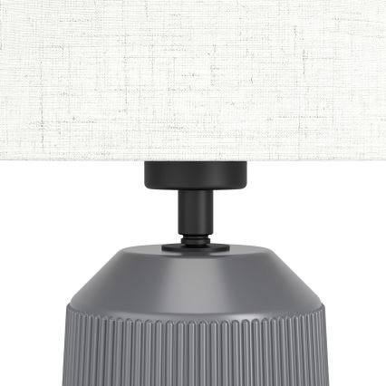 Eglo - Lampada da tavolo 1xE27/40W/230V grigio