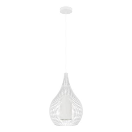 Eglo - Lampadario a sospensione con filo 1xE27/40W/230V bianco