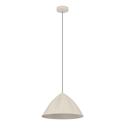 Eglo - Lampadario a sospensione con filo 1xE27/40W/230V color crema