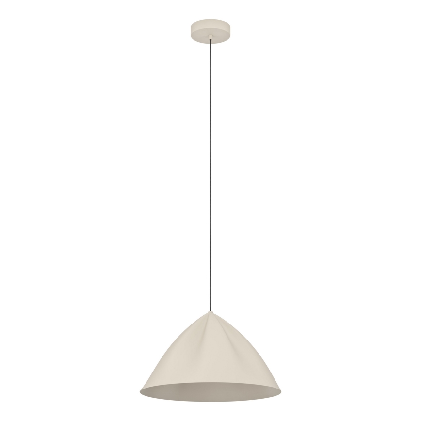 Eglo - Lampadario a sospensione con filo 1xE27/40W/230V color crema