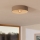 Eglo 900838 - Plafoniera DUAIA 1xE27/40W/230V marrone
