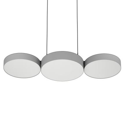 Eglo - LED RGBW Lampadario dimmerabile a sospensione con filo 3xLED/7,5W/230V 2700-6500K grigio