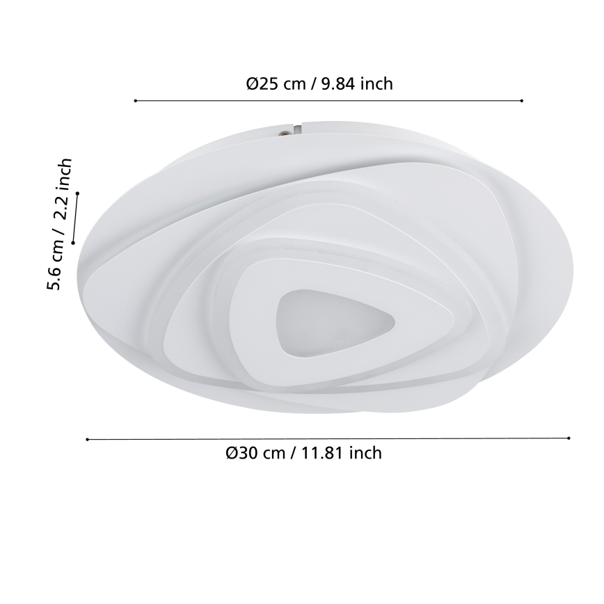 Eglo - Plafoniera LED LED/14,7W/230V diametro 30 cm