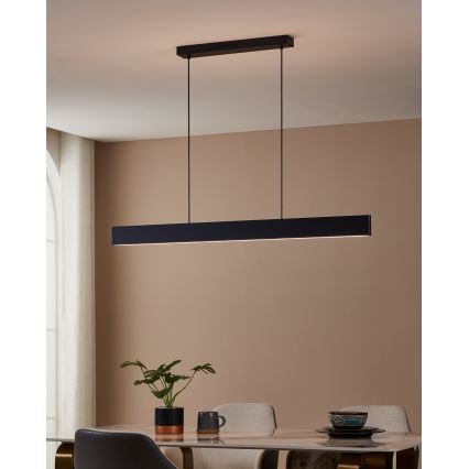 Eglo - LED RGBW Lampadario dimmerabile a sospensione con filo LED/38W/230V 2700-6500K nero